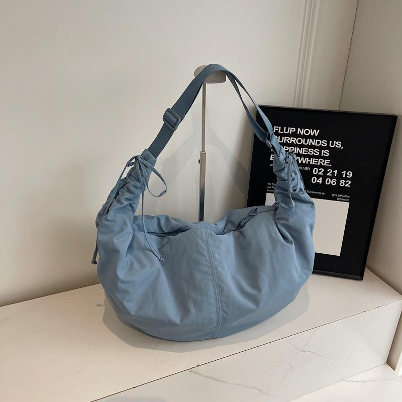 Bag large capacity female niche casual fashion simple commuter tote bag sports extremely simple shoulder crossbody dumpling bag
