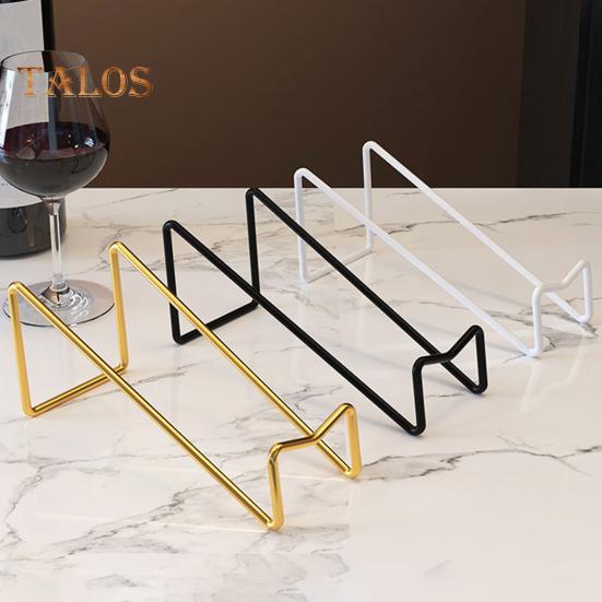Countertop Wine Rack Iron Wine Bottle Beer Holder Champagne Shelf Drink Display Stand for Home Bar Counter Decor
