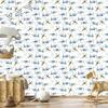 Cartoon style airplanes wallpaper for living room and bedroom 50x1000