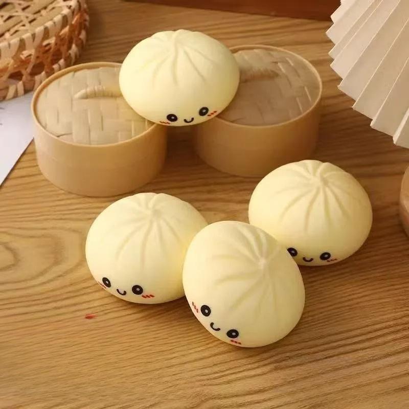 Simulation Flash Dumpling Pressure Ball Slow Rebound Soft Pinch Decompression Office Home Decorat Children Adults Birthday Toys