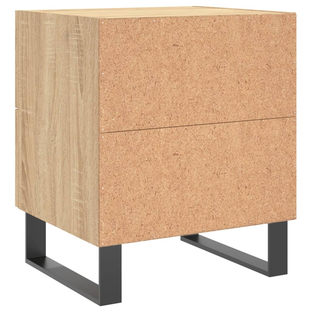 Nightstand, Sonoma Oak, 40X35X47.5 Cm Wood-Based Material