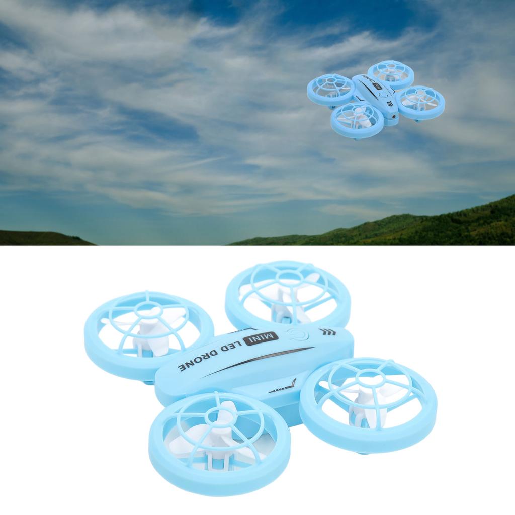 Kids Small RC Drone Dazzling Light Safe Shock Proof Simple Children's Quadcopter for Beginner Gift