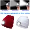 LED Beanie Hat Flashlight Comfortable Woolen Yarn LED Beanie Hat with Light