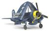 AFV Club Scale Navy Vought F4U Corsair Fighter Folding Set of Plastic Model AR14408 1/144 U.S. Carrier-Based (with Wings), 2, Kit,