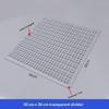 1Pcs Multifunctional Isolation Grid Board Plastic Undergravel Bottom Plate Tray Black White Seperator Divider Board Net