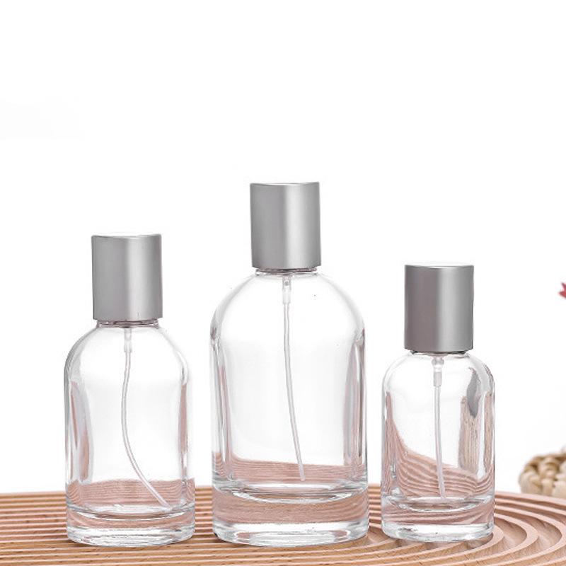 15ml Refillable Glass Perfume Bottle, 50ml Capacity, Portable Spray for Cosmetics
