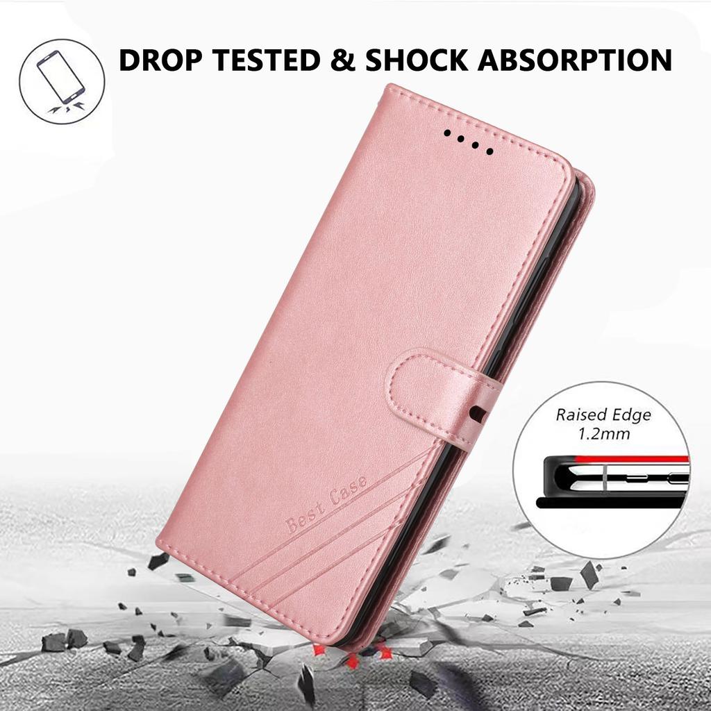 Leather Flip Case on For Coque Xiaomi Redmi Note 15 13 14 Pro 4G 5G Plus Magnetic Case Stand Wallet Cover Capa For Redmi Note 15