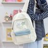 Cartable impression nouvelle étoile sac à dos décontracté style universitaire pour femmes sac à dos grande capacité sac à dos pour collège coréen haute valeur