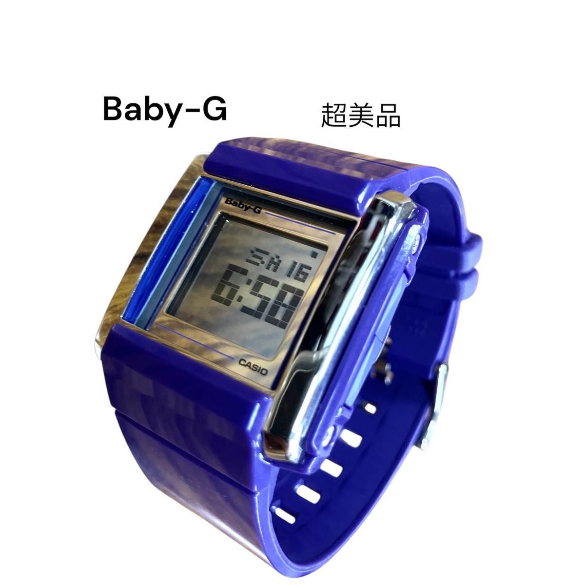 Casio Baby-G CASIO digital watch navy (purple) super good condition