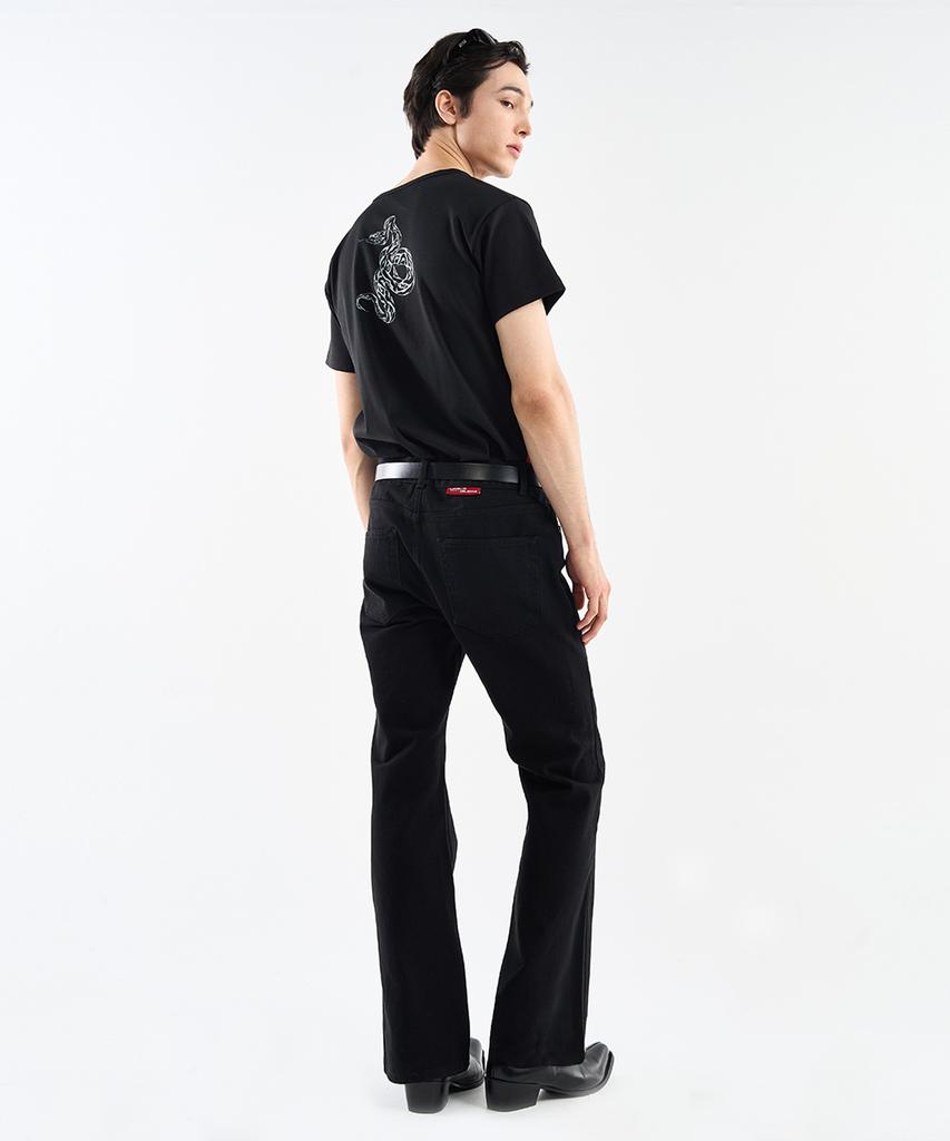 Woldeudillema Boot-Cut Pants (Black)