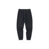 Anta SS22 Solid Color Logo Patch Sports Pants Men Bottoms Black 152237309-1