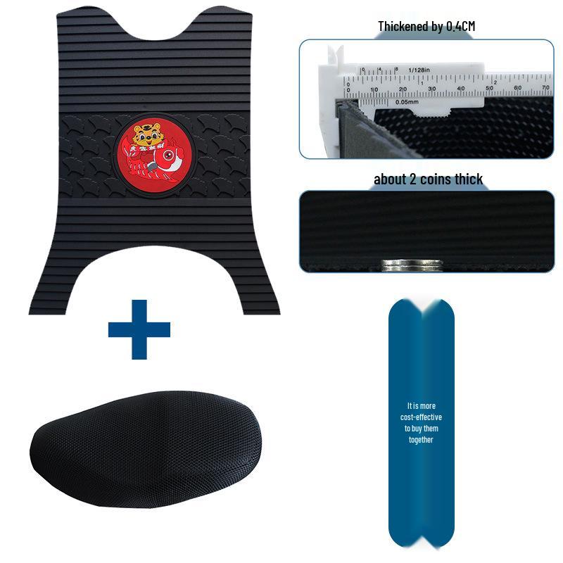 Verschleißfeste, wasserdichte, rutschfeste Fußmatten für Tai Ling Feimeng EB Elektrofahrzeuge