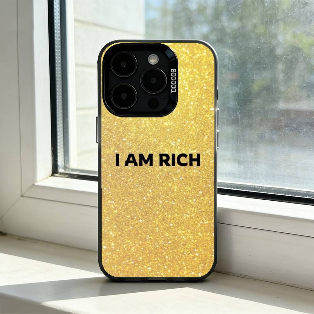 Money Gold A-Art Phone Case For iPhone 17,16,15,14,13,12,11 Plus,Pro Max,XS,Colorful Silver Phone Case Funda Cover