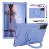 Kids Funda Case For Blackview Tab 90 WiFi 2024 10.92 inch 360 Rotating Stand Cover Soft Silicone With Handle Grip Shoulder Strap