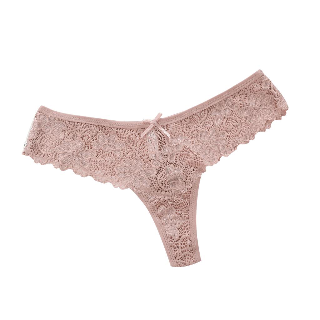 Sexy Panties Lace Underwear Women's T-pants Low Waist Large Size Traceless Lace Thong