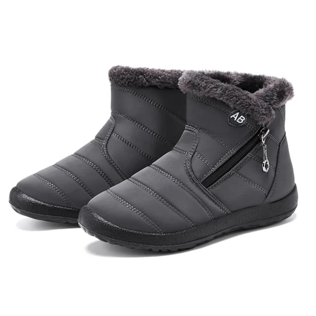 Women's boots, long cotton boots, warm high top elderly shoes, couple snow boots
