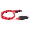 1080p TypeC Mobile Phone To HD Multimedia Interface Cable USB Adapter for IOs Android(Red )