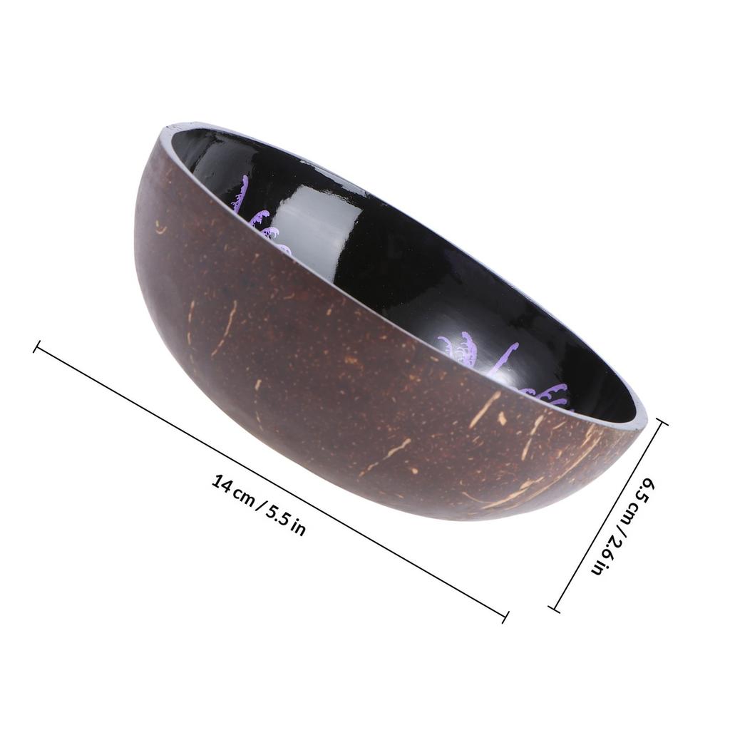 Natural Coconut Storage Bowl Sustainable Handmade Decorative Candy Jar Nuts Holder Desktop Organizer Living Room Bedroom Decor