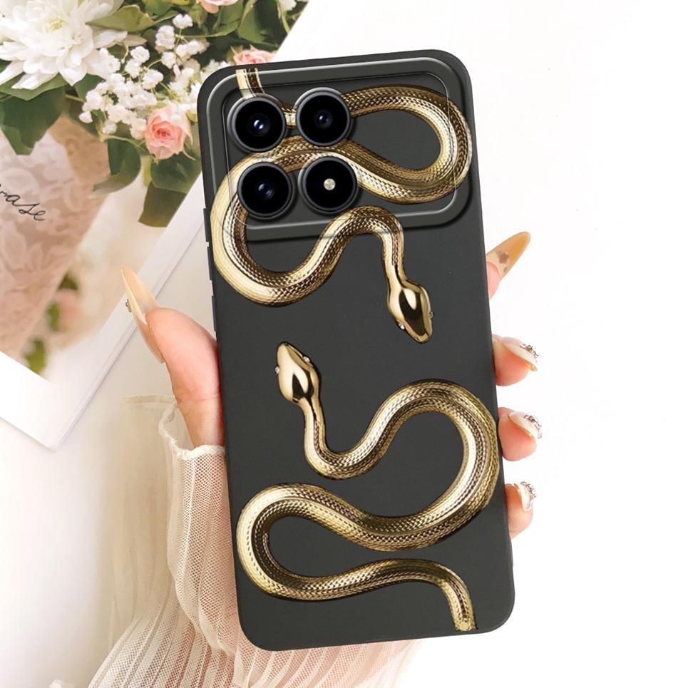 Aesthetic Fashion Phone Case For Xiaomi Redmi K90 Pro Max Poco F8 Pro Ultra Casing Cartoon Cat Dragon Back Cover Soft Silicone