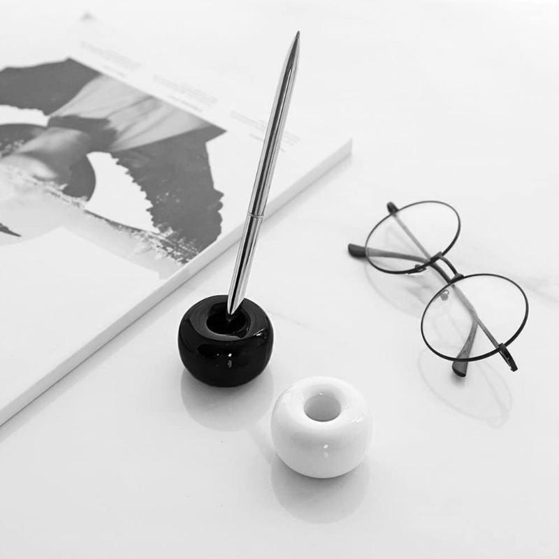 2PCS Ceramic Toothbrush Stands Creative Brush Stand Shelf Base Practical and Mini Solution