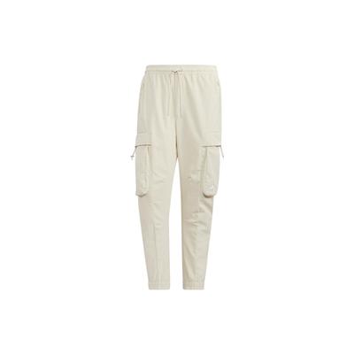 Embroidered Logo Drawstring Knit Sweatpants With Large Pockets Men Bottoms Beige HN9006