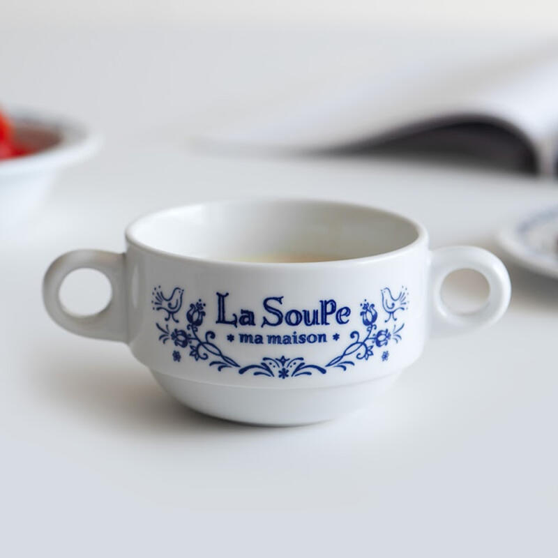 

Blue Rose Soup Cup 275ml