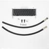 Pit Bike Motorcycle Oil Cooler Radiator M10  for 140CC 150CC 160CC Kayo BSE Apollo Honda Kawasaki 4 Row Enduro Motocross Parts