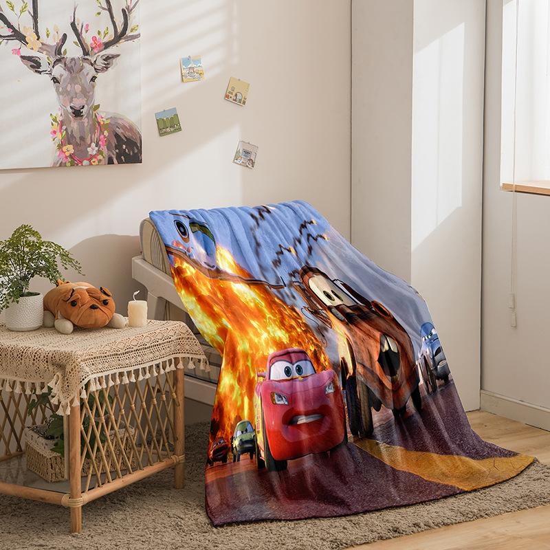 Cars Double Sided Flannel 3D Digital Printed Blanket Blanket