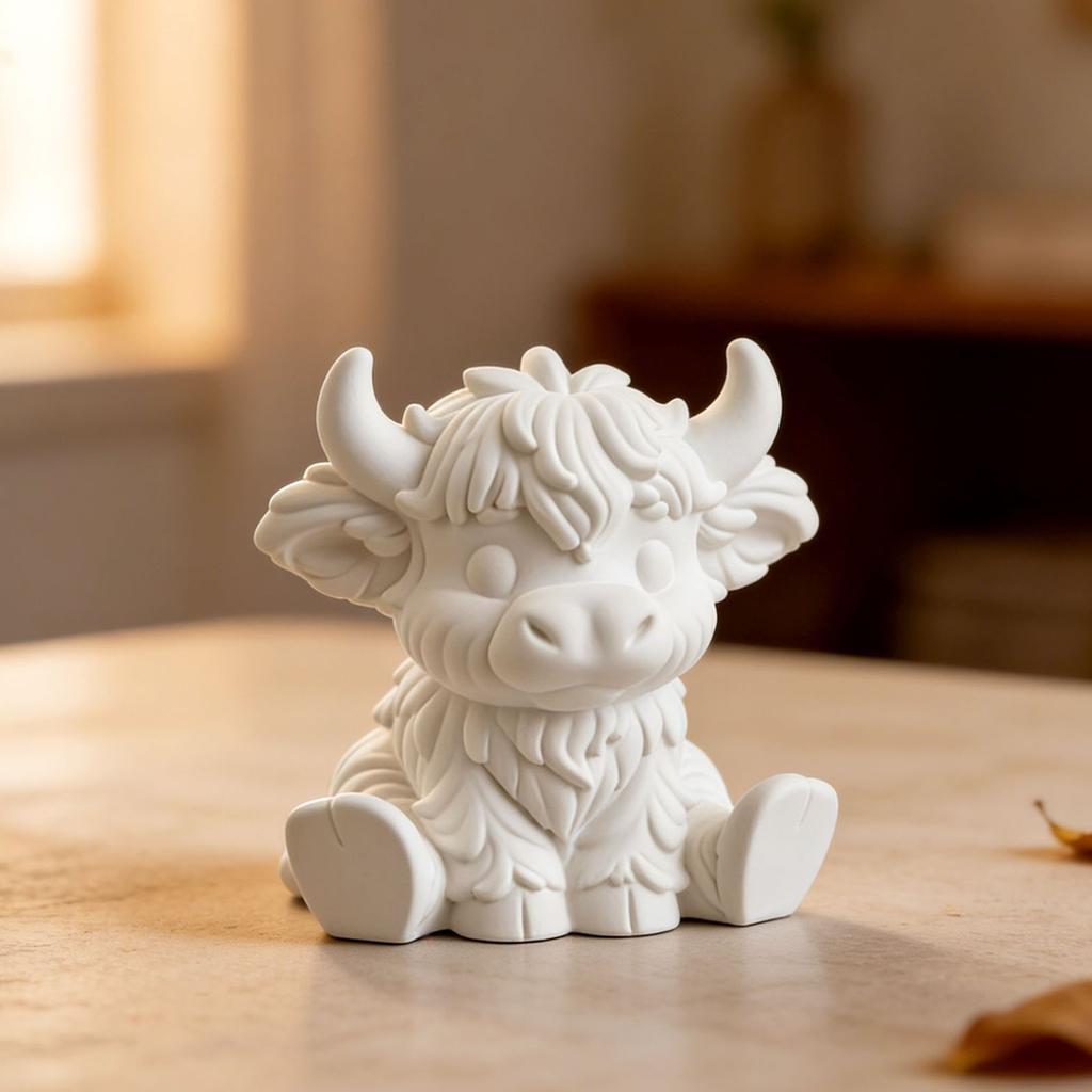 Yak Animal Shape Silicone Molds Easy Demolding Animal Silicone Mould for Candle Soap Gypsum Ornament and Resin Casting