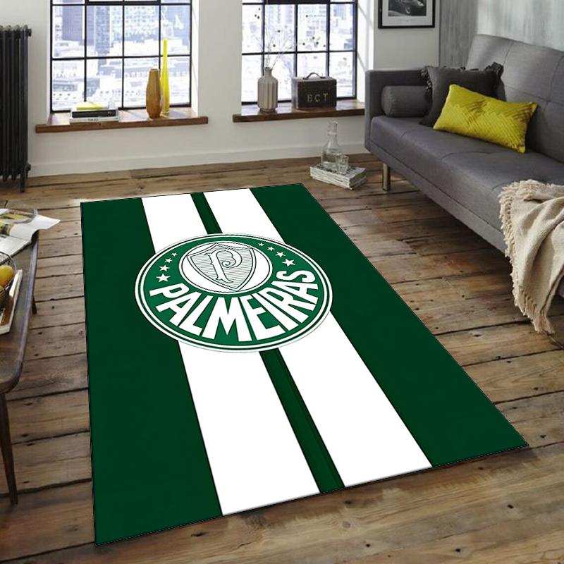 1pc Football Team Design Area Rug - Non-Slip, Soft & Cozy Floor Mat for Living Room, Bedroom, Office - Indoor/Outdoor Decorative Carpet