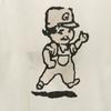 GOUGE 90s Made In USA Old Back Print Short Sleeve T-shirt L White Men's Used