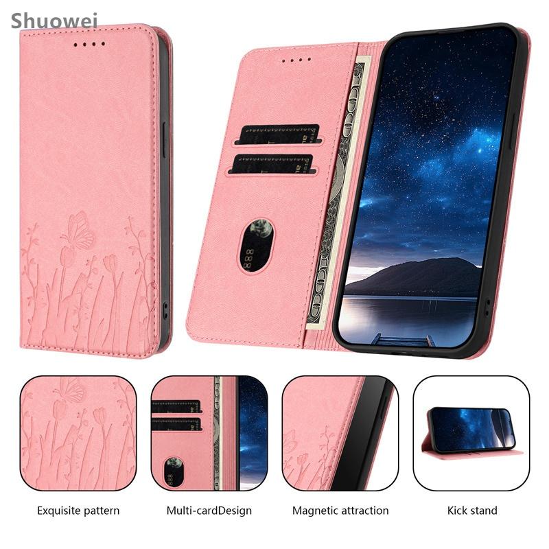 Flip Phone Case OnePlus 1+ Ace 2V 5 Ultra Nord CE 2 4 3 5 N10 100 200 4G 5G Leather Wallet Cover Casing