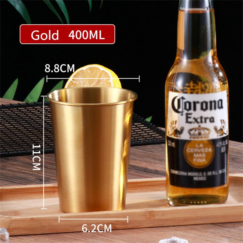 260-600ML 304 Stainless Steel Metal Cup Whisky Beer Cups White Wine Coffee Tumbler Travel Camping Mugs Drinking Coffee Tea Mug