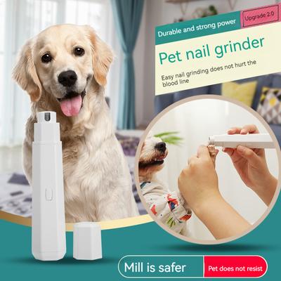 Dog Nail Grinder Electric Rechargeable Pet Nail Trimmer Painless Paws Grooming Smoothing for Small Medium Large Dogs Cat