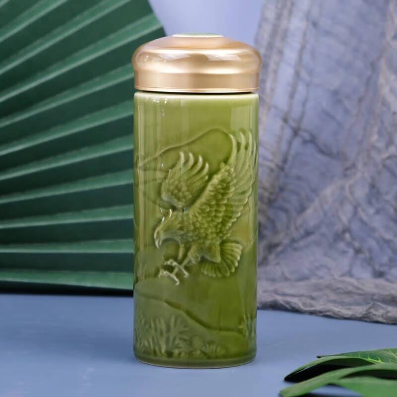 Qian Tang Xuan Great Ambition Double-Layer Portable Cup
