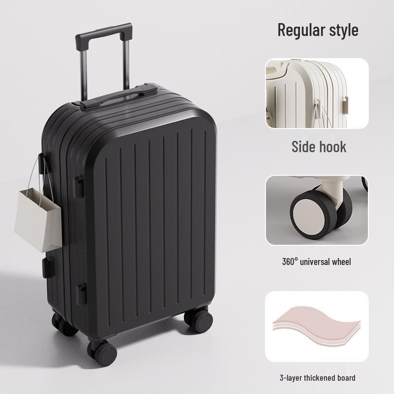 Multifunctional Trolley Suitcase: 20-inch Carry-On & 26-inch Large Capacity with Universal Wheels, Ideal for Students and Travelers
