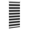 Roleta Zebra 80 X 150 Cm Czarna