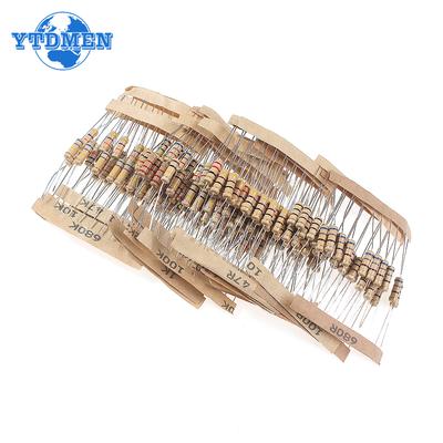 200 Stück 1W Widerstände Kit 5% Kohleschichtwiderstand 20 Werte*10 Stück 10 Ohm ~1M 6,8K 10K 22K 47K 68K 1M Widerstandssatz
