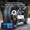 OTTOCAST C6 Wireless CarPlay Android Auto Motorcycle Screen with DVR TPMS IP67 Waterproof 6 inch Motorcycle Touchscreen