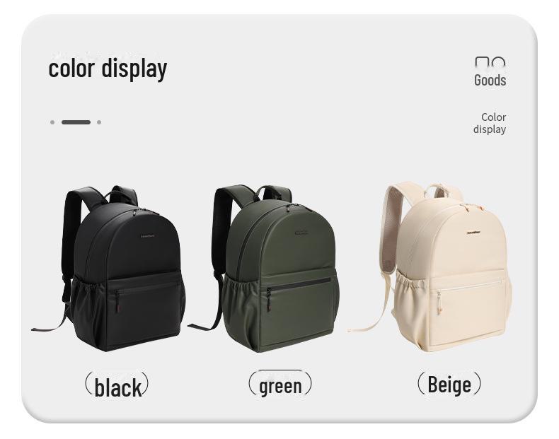 Beilian Lederrucksack mit großem Fassungsvermögen - Stilvoll und funktionell für Reisen, Geschäft und Schule