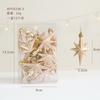 Christmas Nordic style Christmas electroplating gift box pendant Christmas tree star decoration pine cone box pendant