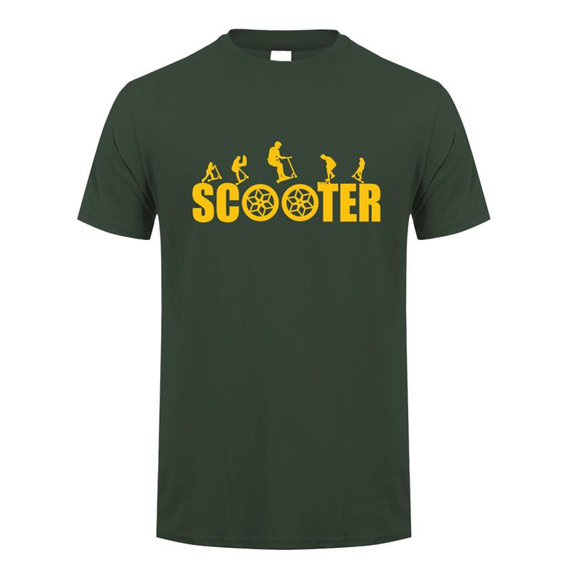 Stunt scooter T Shirt Summer Unisex Short Sleeve Cotton Tshirt Cool Unisex Tshirts JL107