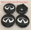4pcs 56mm 60mm 65mm 68mm infiniti Car Wheel hub Center Cap Badge covers emblem sticker Styling accessories6ged