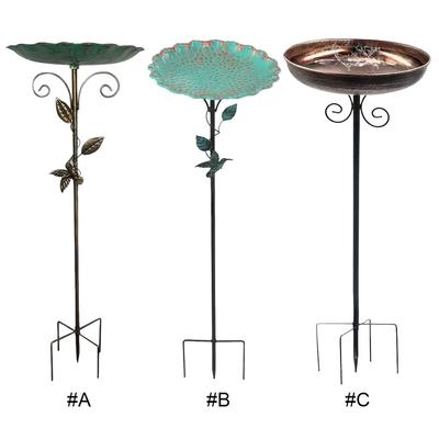 Metal Bird Bath for Outside Vintage Freestanding Birdbaths Garden Birdbath Bowl for Garden Patio Yard