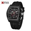 OFNS Men's Fashion Chronograph Watch: Trendy, 50M Waterproof, Luminous, Calendar, Three-Hand Design