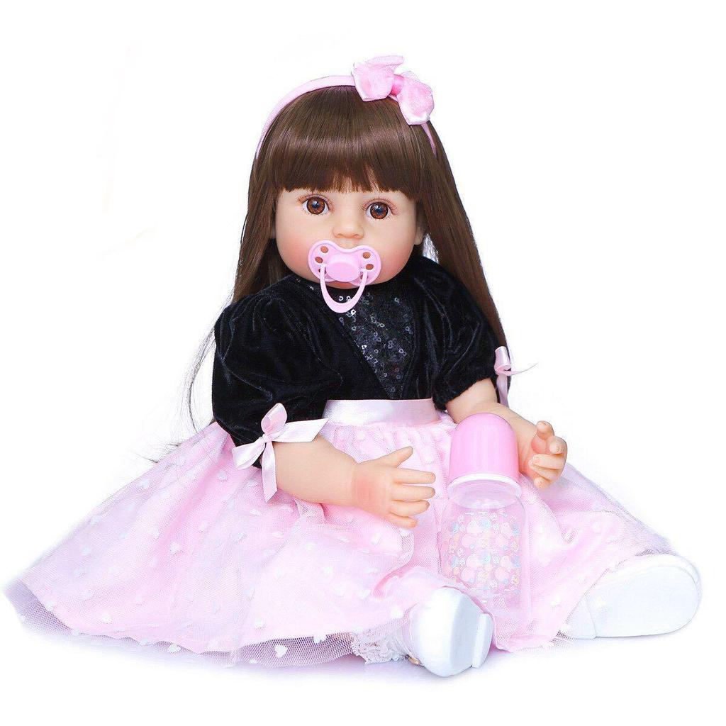 NPK Genuine 55CM Waterproof Full Silicone Reborn Baby Doll