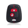 2 Button Silicone Car Key Cover Case For Peugeot 106 107 206 207 307 Citroen C1 C2 C3 C4 Xsara Picasso For Toyota Aygo Protector