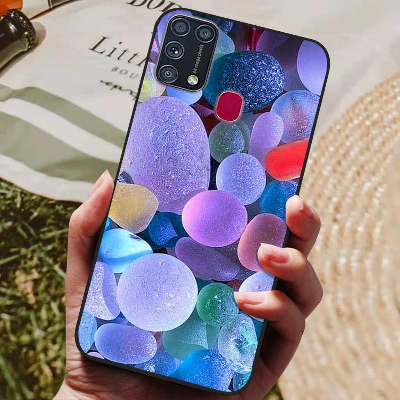 For Samsung M31 Case Phone Cover Silicone Soft TPU Back Cover for Samsung Galaxy M31 M 31 case SM-M315FZBVSER m315 Fundas Bumper