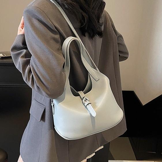 Niche Design Crossbody Bucket Bag Simple Casual Handbag Women's Spring New Bucket Bag