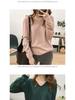 Women's V-Neck Knit Sweater: Large Size, Loose Fit, Slimming, Solid Color, Perfect for Early Autumn and Winter